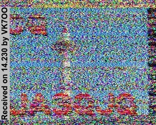 SSTV image from VK7OO_20M