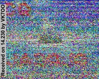 SSTV image from VK7OO_20M