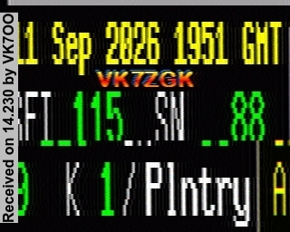 SSTV image from VK7OO_20M