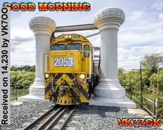 SSTV image from VK7OO_20M
