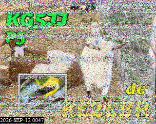 SSTV image from KO6KL_20M