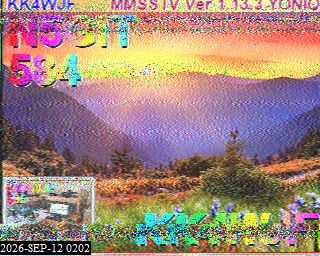 SSTV image from KP4TR_20M