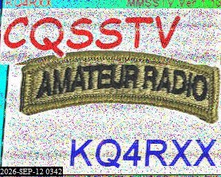 SSTV image from KP4TR_20M