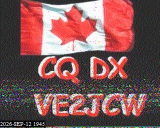 SSTV image from KP4TR_20M