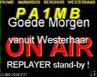 SSTV image from PA3BHW_2M