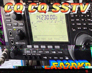 SSTV image from PD2PW_20M