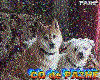 SSTV image from PD2PW_20M