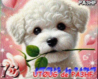SSTV image from PD2PW_20M