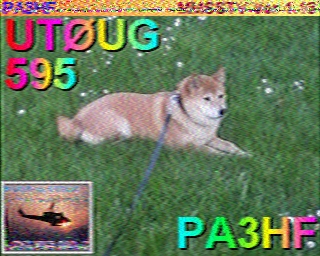 SSTV image from PD2PW_20M
