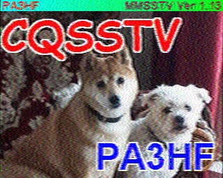 SSTV image from PD2PW_20M