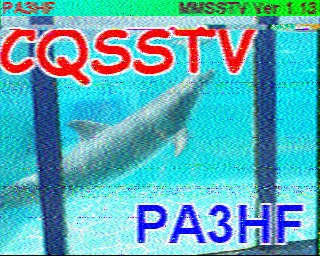 SSTV image from PD2PW_20M