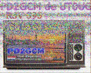 SSTV image from PD2PW_20M