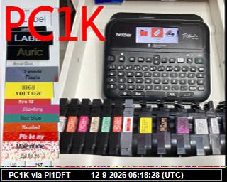 SSTV image from PI1DFT_2M