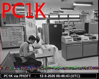 SSTV image from PI1DFT_2M