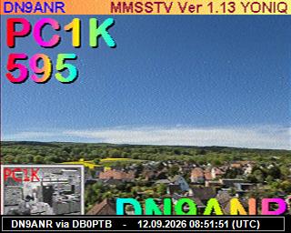 SSTV image from PI1DFT_2M