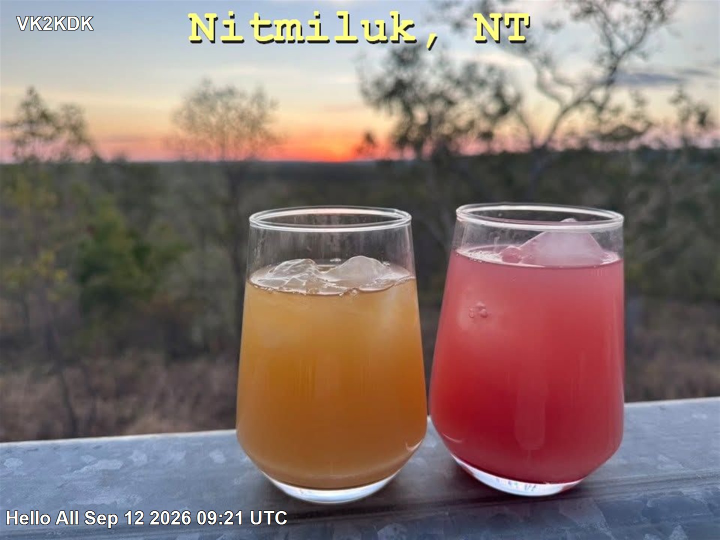 SSTV image from VK3DNH_2M