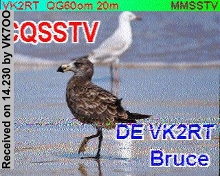 SSTV image from VK7OO_20M