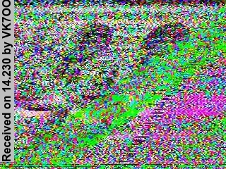 SSTV image from VK7OO_20M