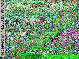 SSTV image from VK7OO_20M
