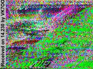 SSTV image from VK7OO_20M