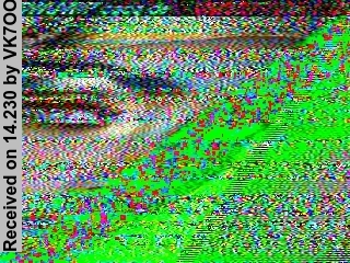 SSTV image from VK7OO_20M