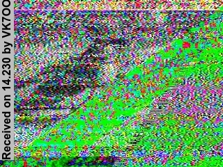 SSTV image from VK7OO_20M