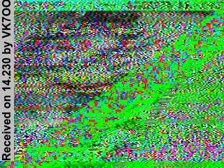 SSTV image from VK7OO_20M
