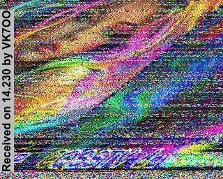 SSTV image from VK7OO_20M