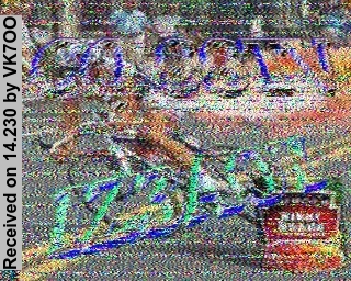 SSTV image from VK7OO_20M