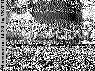 SSTV image from VK7OO_20M