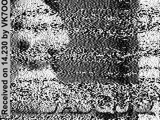 SSTV image from VK7OO_20M