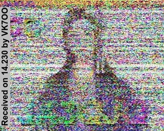 SSTV image from VK7OO_20M