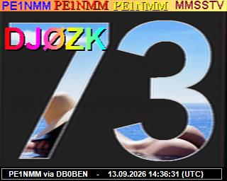 SSTV image from DB0PTB_2M