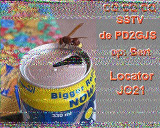 SSTV image from IU0FBK_20M