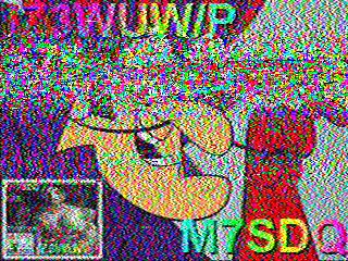 SSTV image from IU0FBK_20M