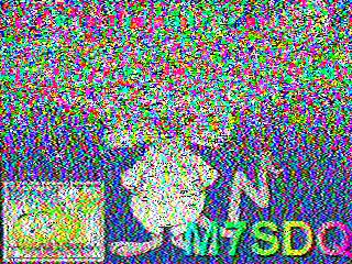 SSTV image from IU0FBK_20M
