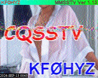 SSTV image from KO5MO_20M