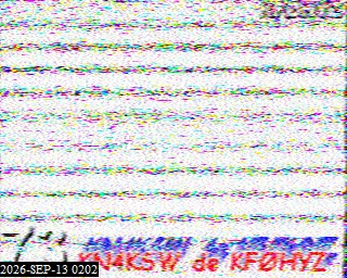 SSTV image from KO5MO_20M