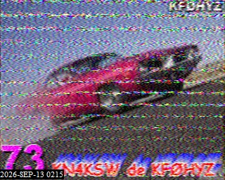 SSTV image from KO5MO_20M