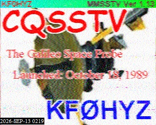 SSTV image from KO5MO_20M