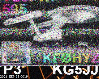 SSTV image from KO6KL_20M