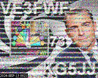 SSTV image from KO6KL_20M