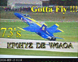 SSTV image from KO6KL_20M