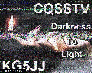 SSTV image from KO6KL_20M