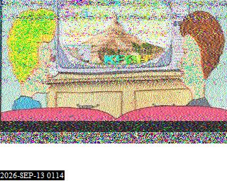 SSTV image from KP4TR_20M
