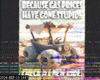 SSTV image from KP4TR_20M