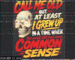 SSTV image from KP4TR_20M