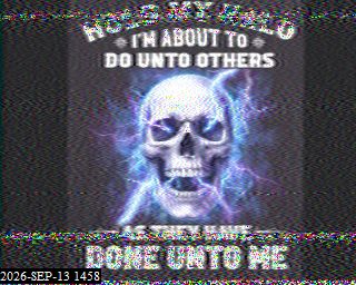 SSTV image from KP4TR_20M