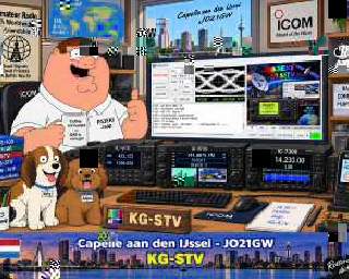 SSTV image from PA3ADE_2M