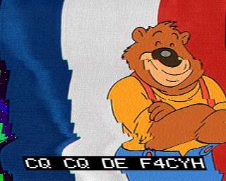 SSTV image from PA3ADE_2M